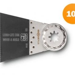 Fein 63502161240 Lame de scie E-Cut Long Life (10pcs) - SLP - 50 x 65 mm - (161)