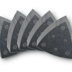 Fein 63717109035 Set de feuilles abrasives 50 pièces perforée - G60/80/120/180/240