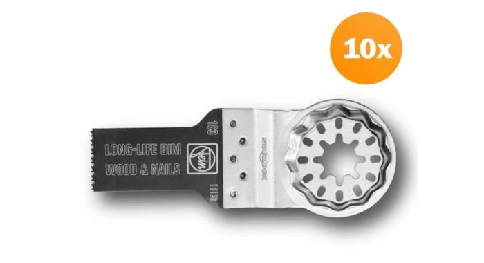 Fein 63502183240 Lame de scie E-Cut Long-Life (10pcs) - SL - 34 x 20 mm (183) 1 Fein 63502183240 Lame de scie E-Cut Long-Life (10pcs) - SL - 34 x 20 mm (183)